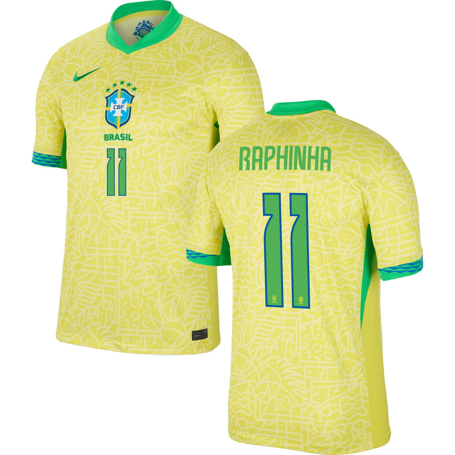 Brazil Home Stadium Jersey 2024 Men's COPA AMERICA