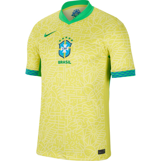 Brazil Home Stadium Jersey 2024 Men's COPA AMERICA