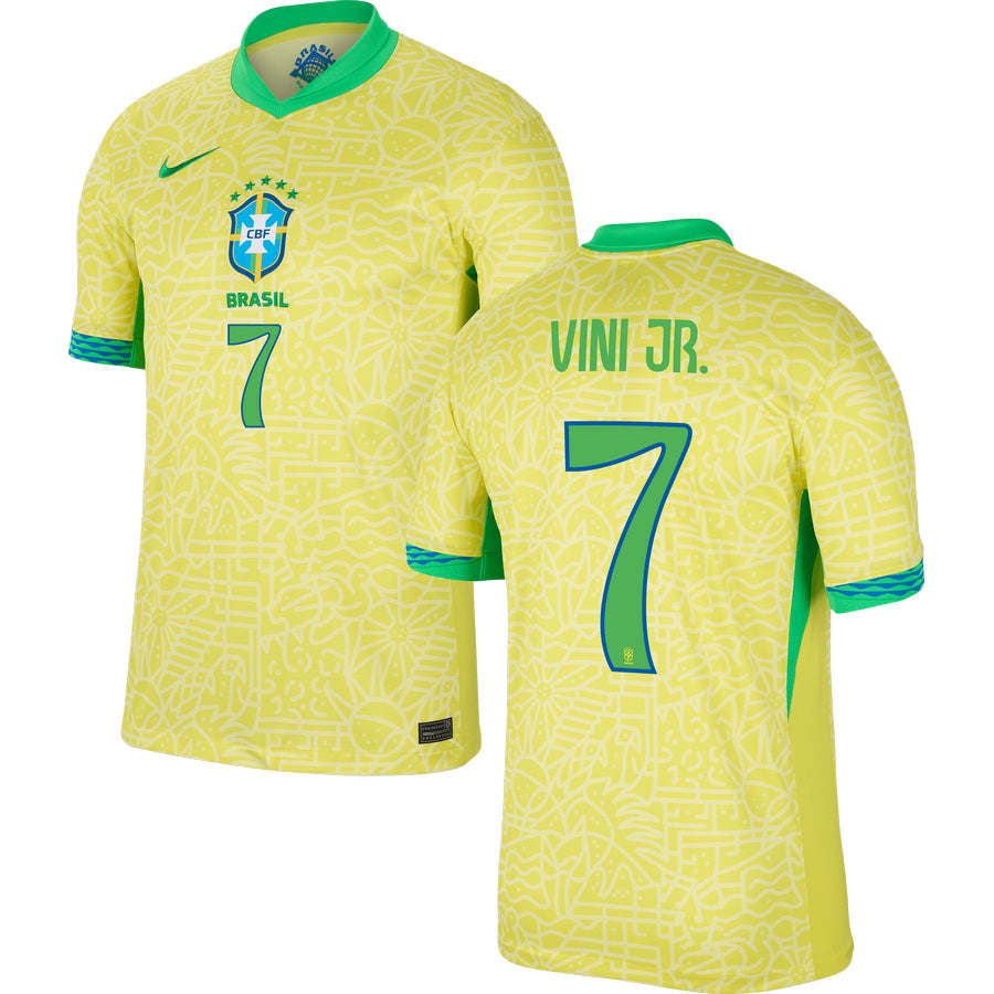 Brazil Home Stadium Jersey 2024 Men's COPA AMERICA